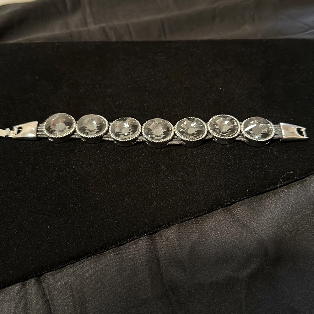 Smokey grey/ black bracelet